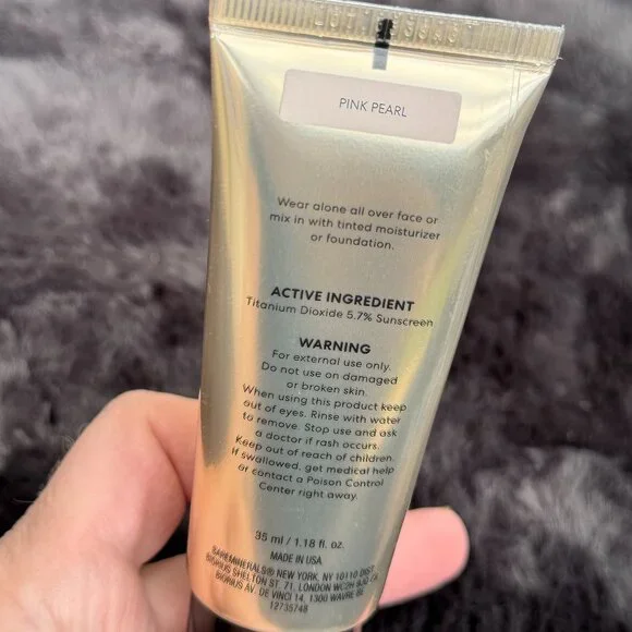 BRAND NEW!  BARE MINERALS Complexion Rescue All-Over Luminizer, Pink Pearl - Picture 2 of 4